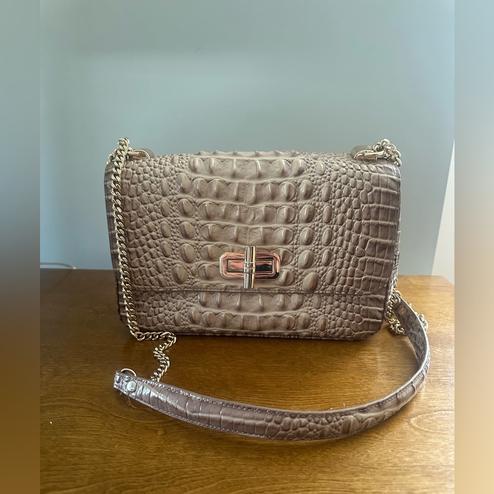 Brahmin Ady Crossbody/ Shoulder Bag Sesame Ombré Melbourne